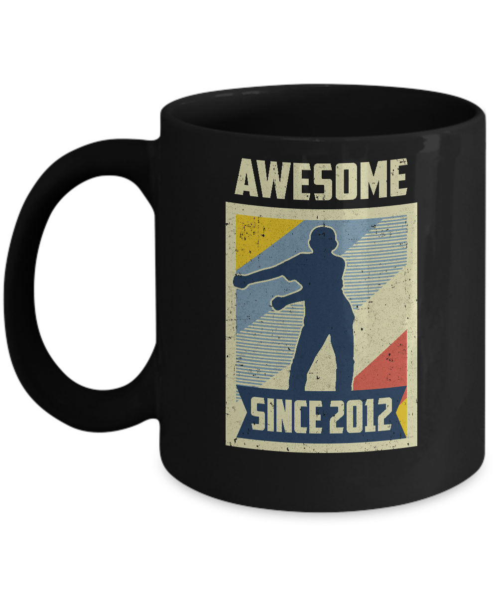 Vintage Floss 9th 2012 Birthday Gift for 9 Years Old Youth Mug-Coffee Mug-11oz Mug-Black