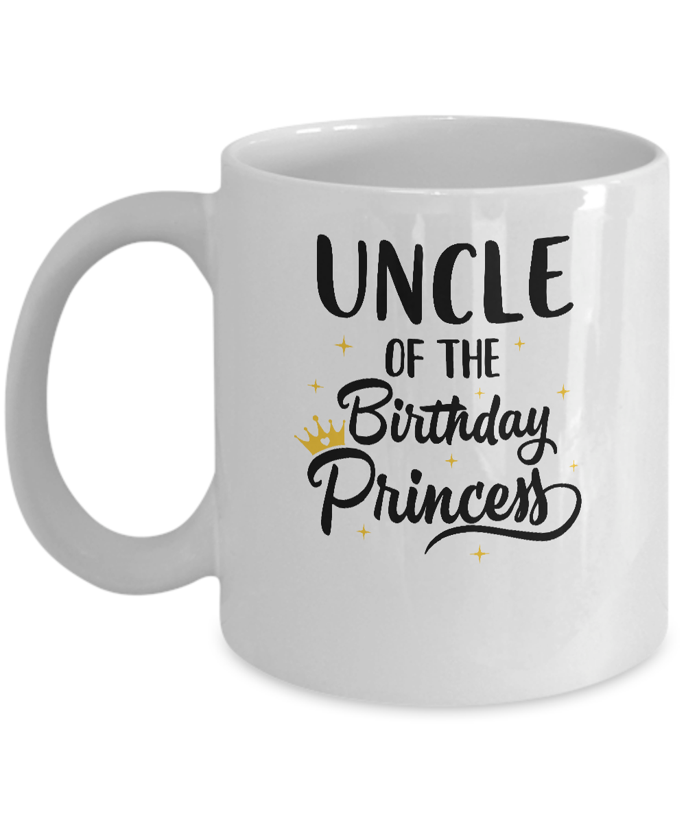 Uncle Of The Birthday Princess Matching Family Party Mug