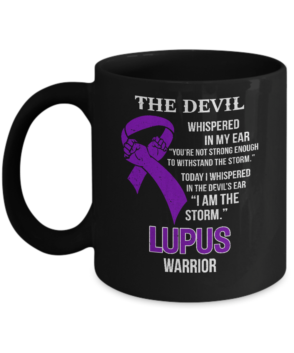 I Am The Storm Support Lupus Awareness Warrior Gift Mug-Coffee Mug-11oz Mug-Black