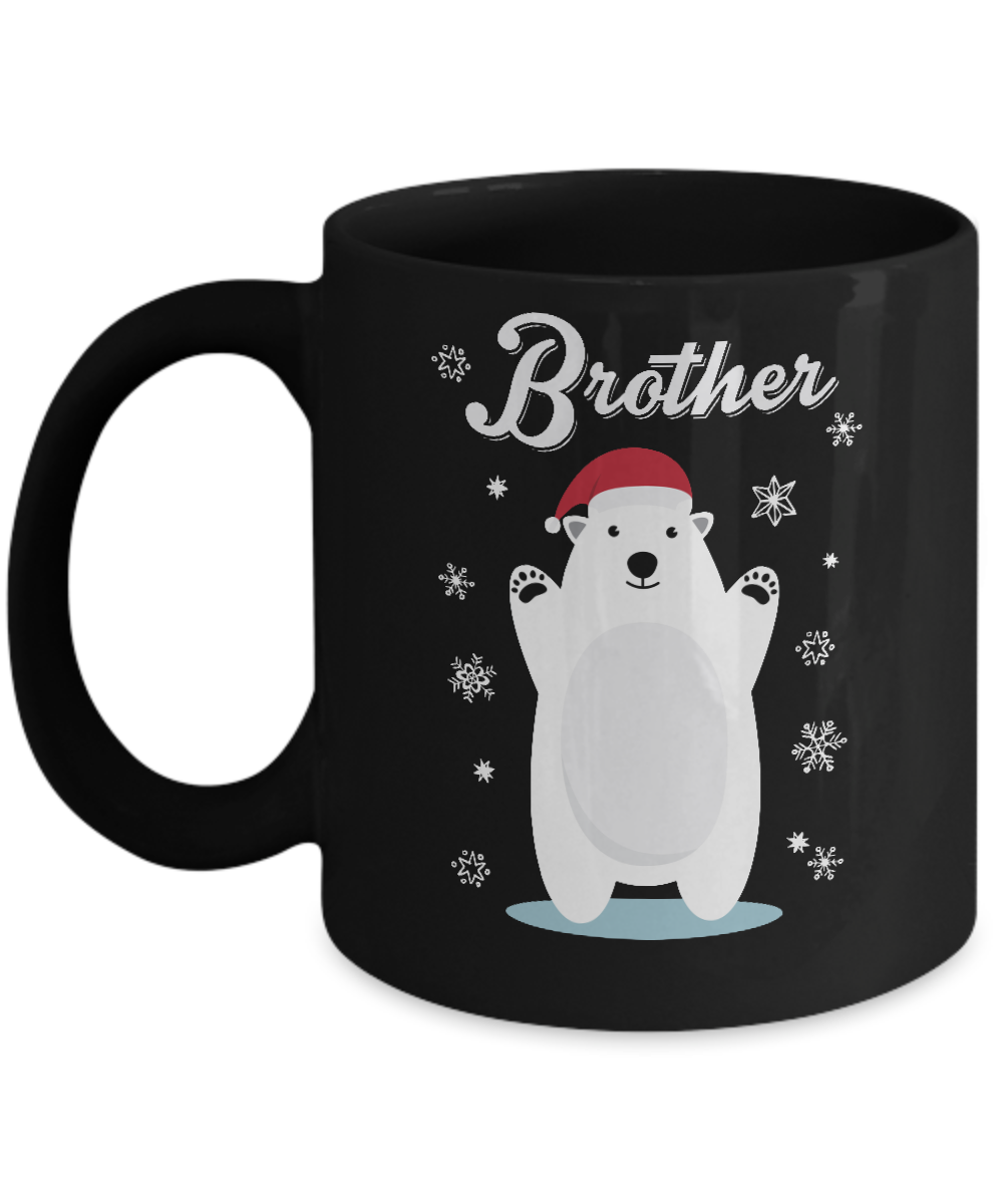 Brother Bear Christmas Santa Pajamas Mug-Coffee Mug-11oz Mug-Black