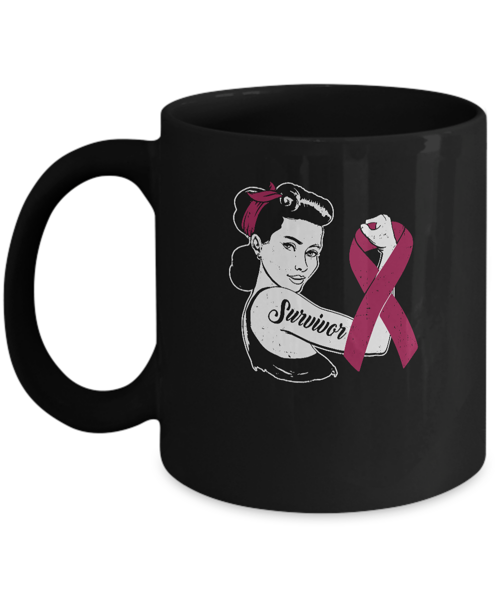 We Can Cure It Multiple Myeloma Awareness Survivor Mug-Coffee Mug-11oz Mug-Black