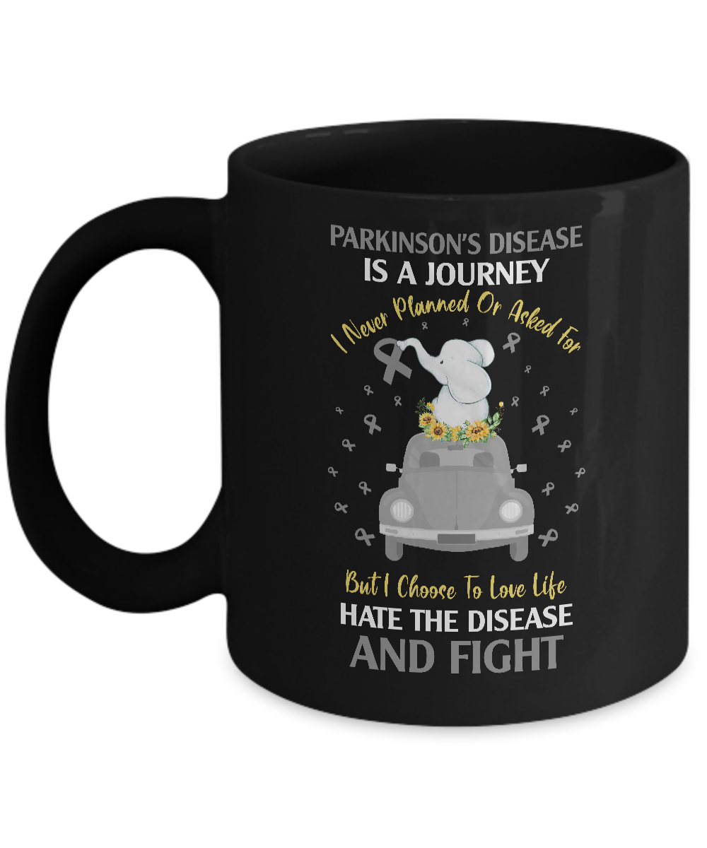 Parkinson's Disease Awareness Is A Journey Mug