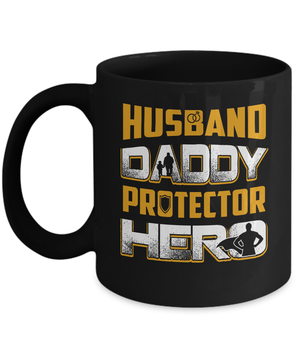 Husband Daddy Protector Hero Mug