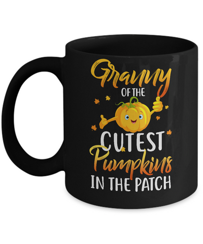 Halloween Granny Of Cutest Pumpkins In The Patch Mug-Coffee Mug-11oz Mug-Black