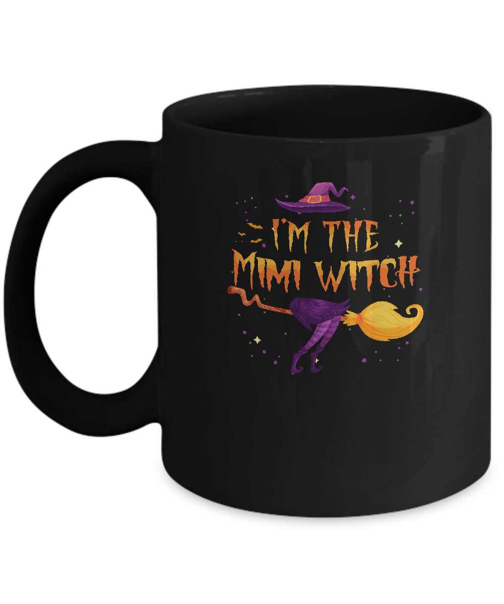 I Am The Mimi Witch Halloween Costume Gift Mug-Coffee Mug-11oz Mug-Black