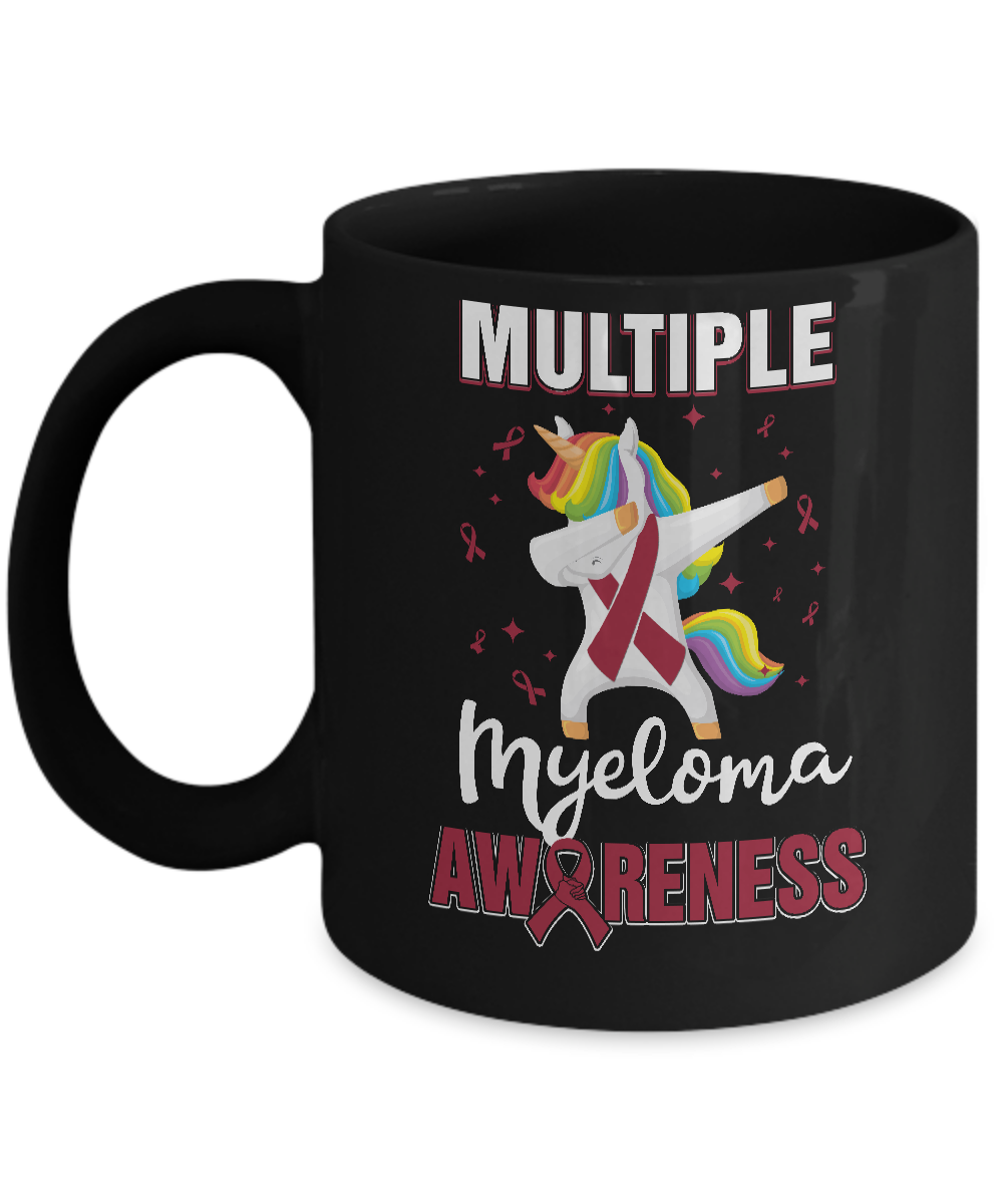 Inspirational Multiple Myeloma Awareness Unicorn Support Mug