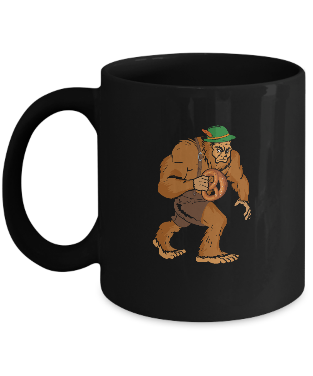 German Bigfoot Pretzel Funny Oktoberfest 2019 Mug