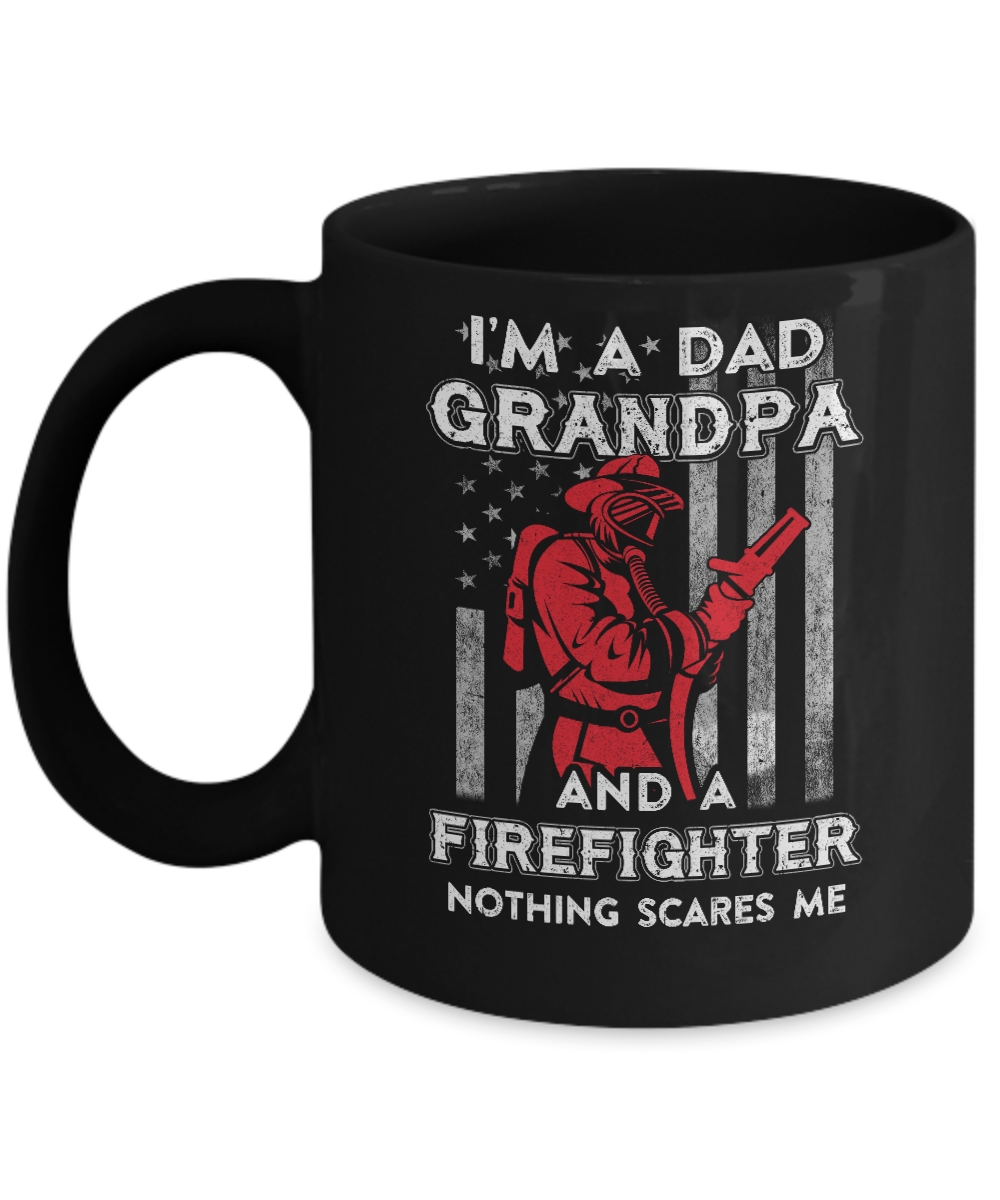 I'm A Dad Grandpa Firefighter Father's Day Gift Mug
