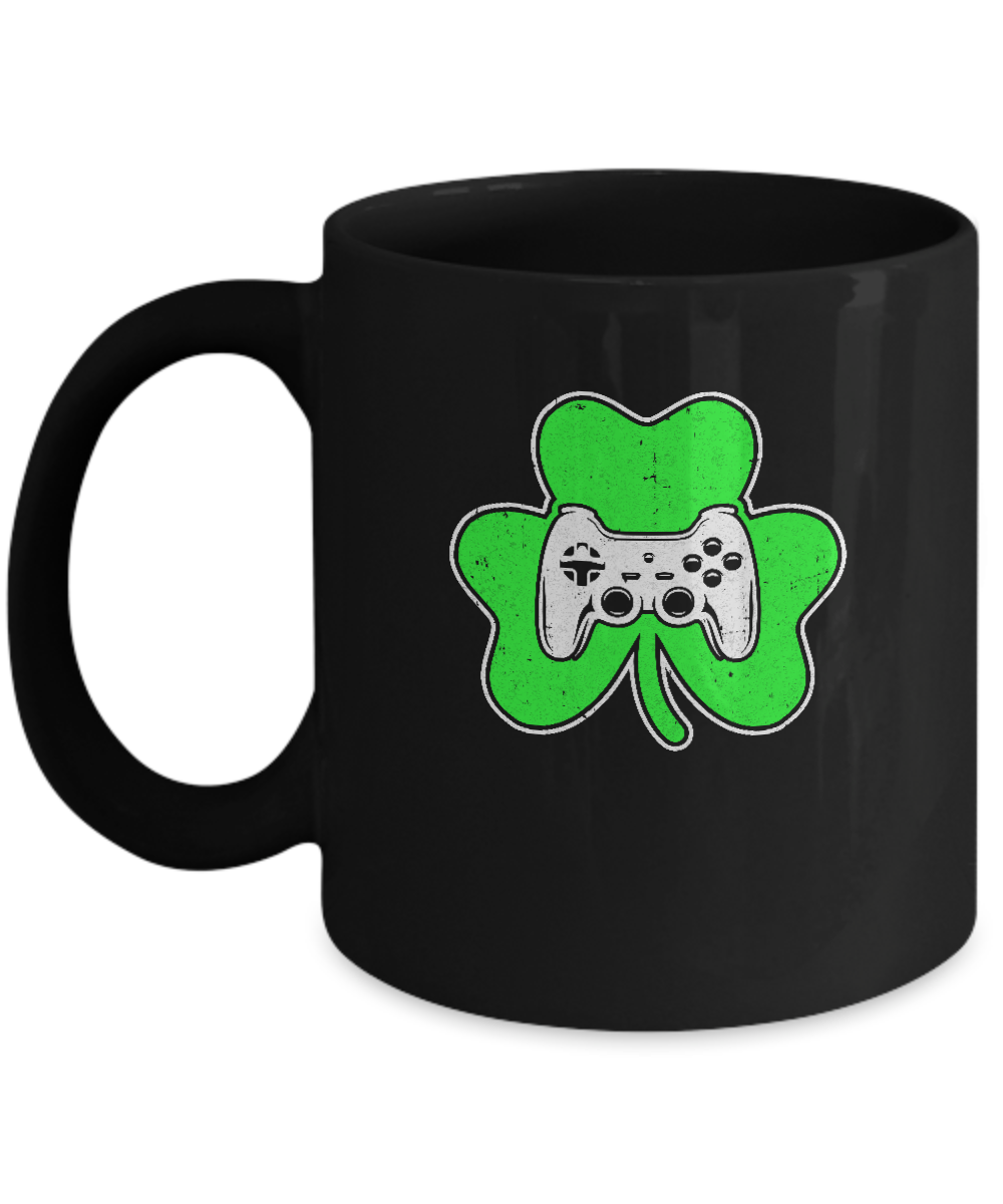 Saint Patrick's Day Game Gamer Mug-Coffee Mug-11oz Mug-Black