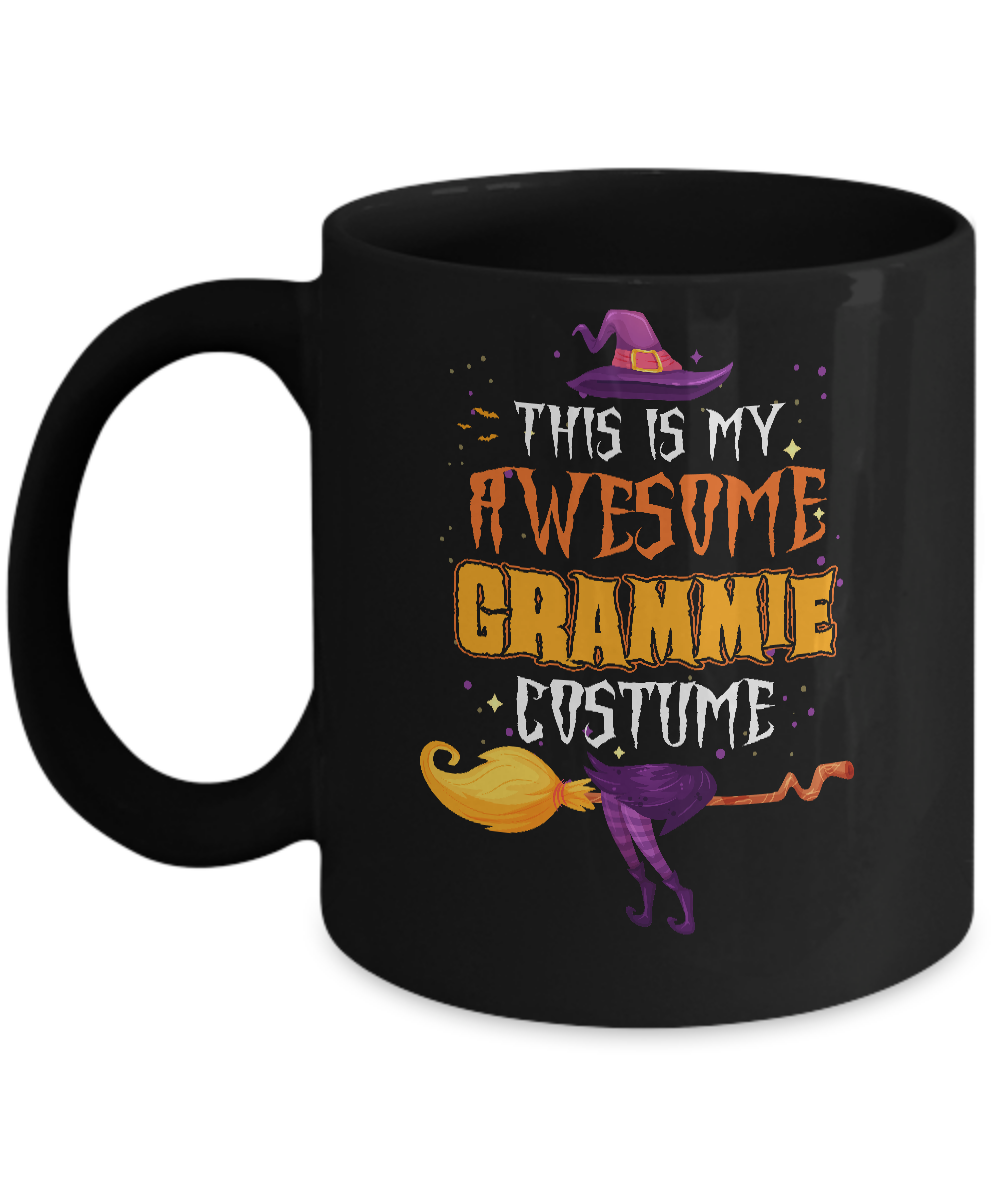 Halloween This Is My Awesome Grammie Costume Mug-Coffee Mug-11oz Mug-Black
