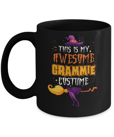 Halloween This Is My Awesome Grammie Costume Mug-Coffee Mug-11oz Mug-Black