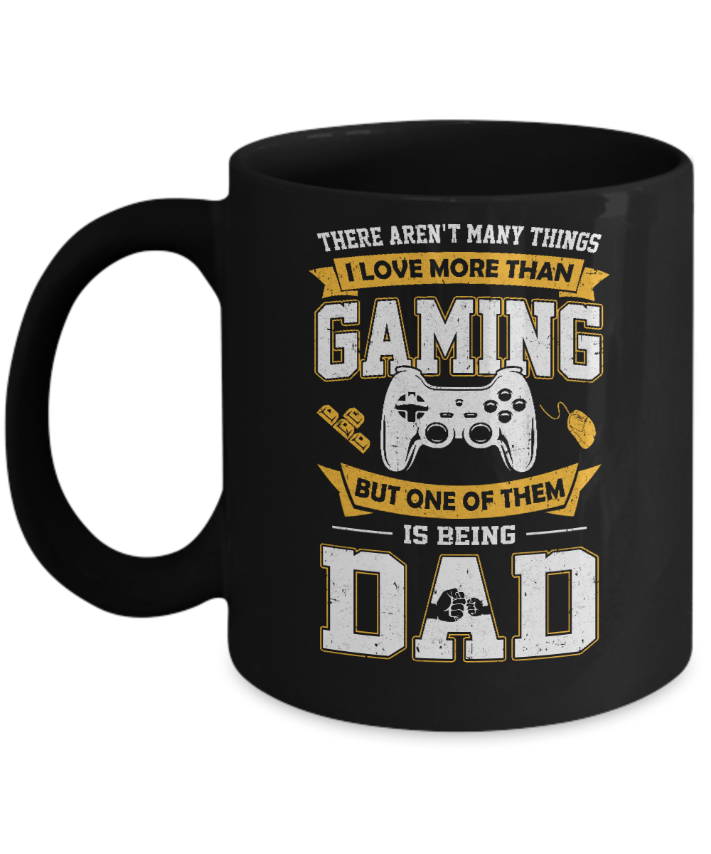 Video Game Gaming Dad Funny Fathers Day Gifts Mug-Coffee Mug-11oz Mug-Black