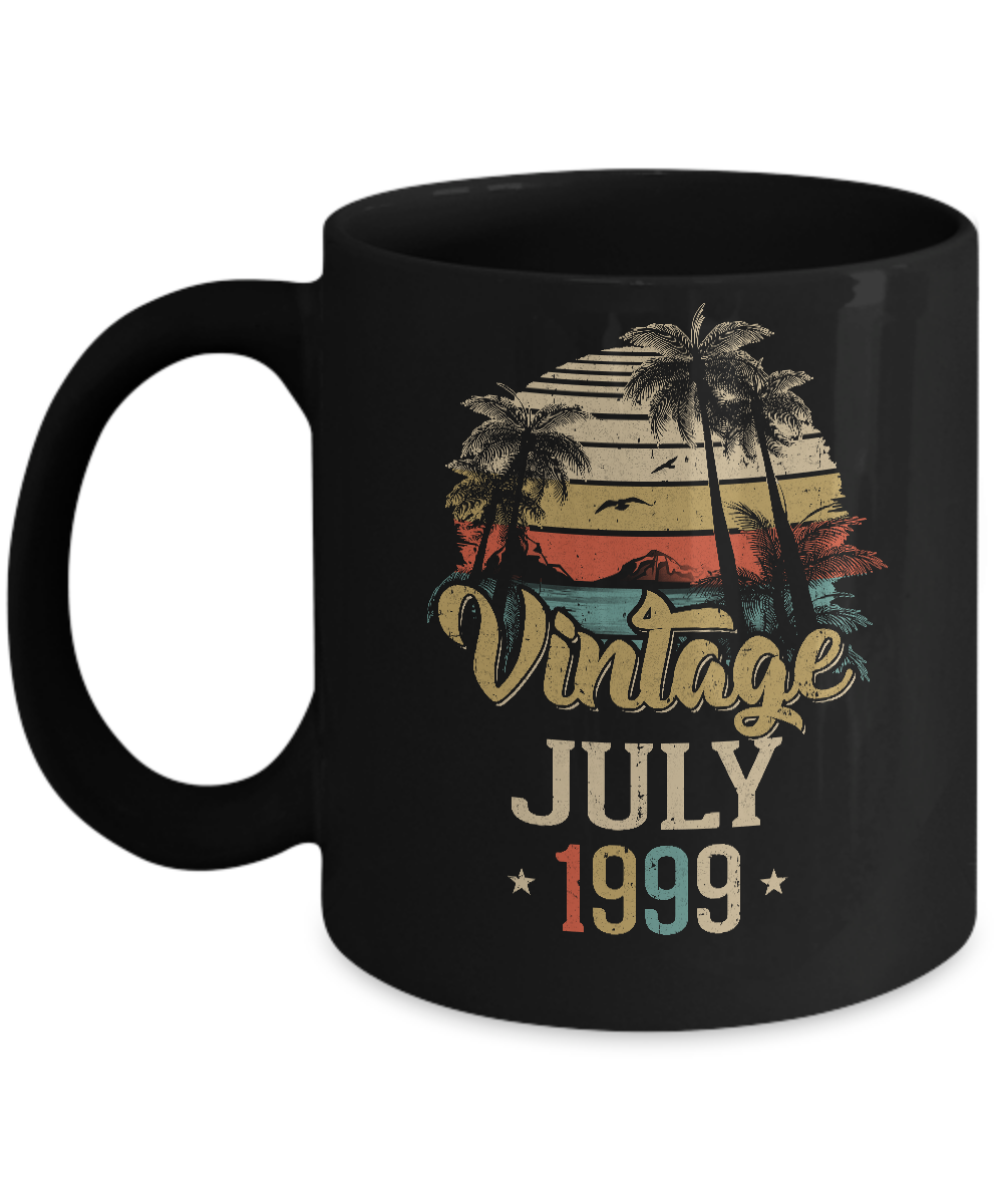 Retro Classic Vintage July 1999 23th Birthday Gift Mug