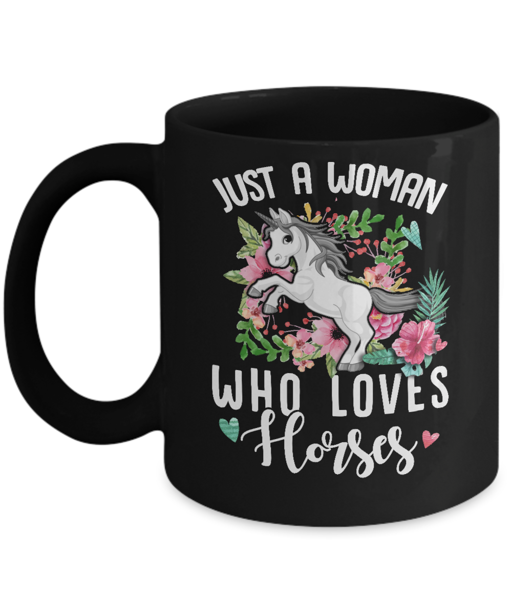 Just A Woman Who Loves Horses Mug