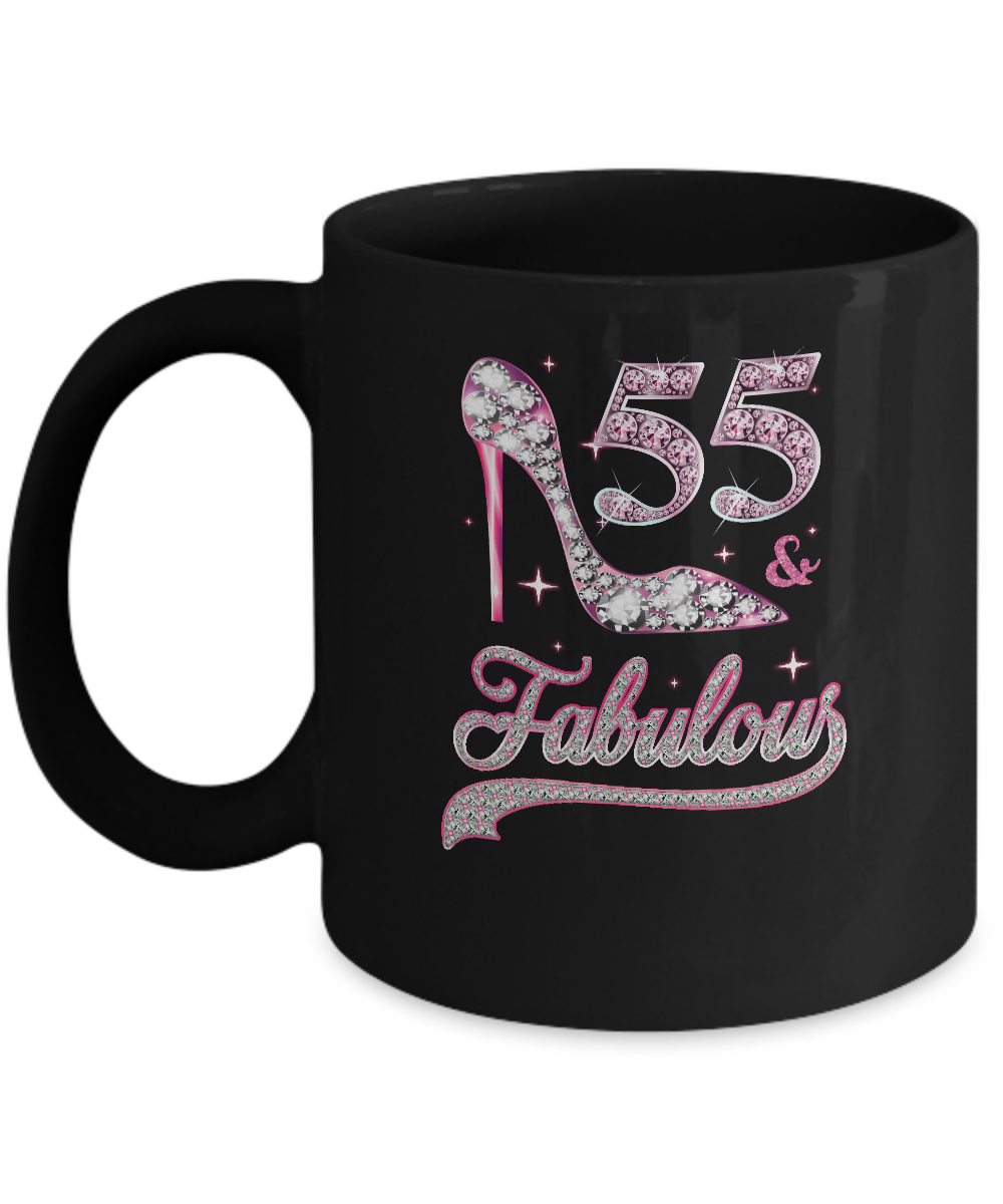 55 And Fabulous 55 Years Old 1967 55th Birthday Gift Mug