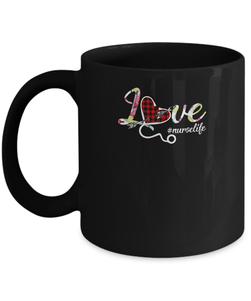 Funny Nurse Life Love Nursing Birthday Gift Idea Mug