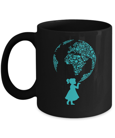 Save Mother Earth Day 2018 Mug-Coffee Mug-11oz Mug-Black