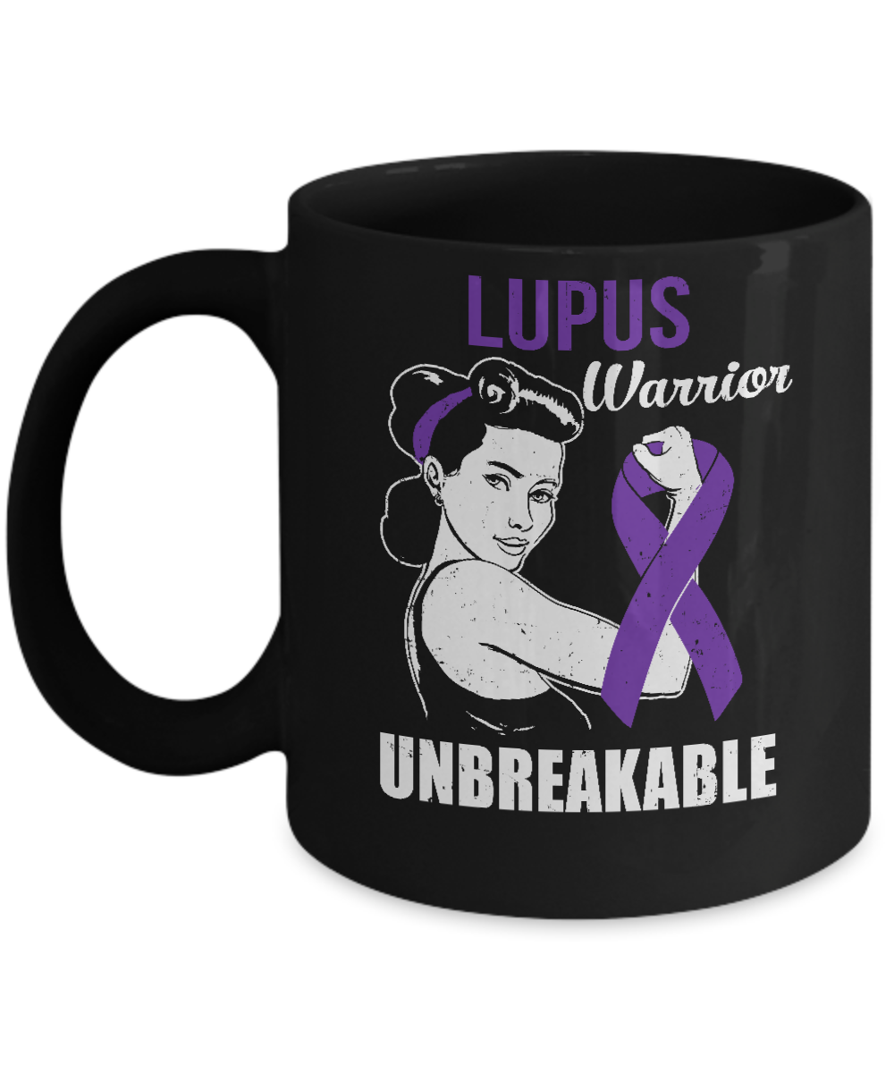 Lupus Warrior Unbreakable Lupus Awareness Mug