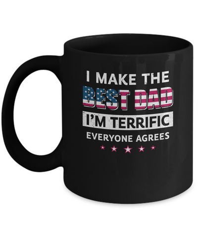 Best Dad Everyone Agrees Funny Fathers Day Gift Mug-Coffee Mug-11oz Mug-Black