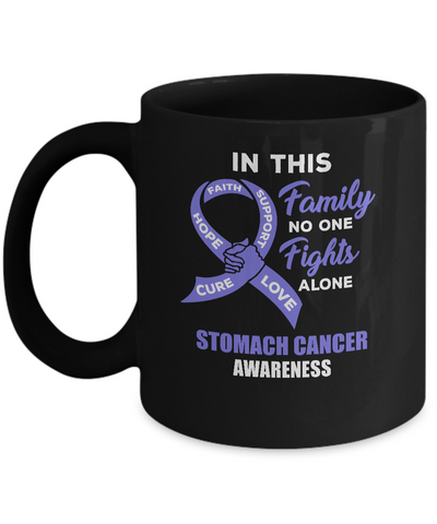 In This School No One Fights Stomach Cancer Awareness Alone Mug-Coffee Mug-11oz Mug-Black