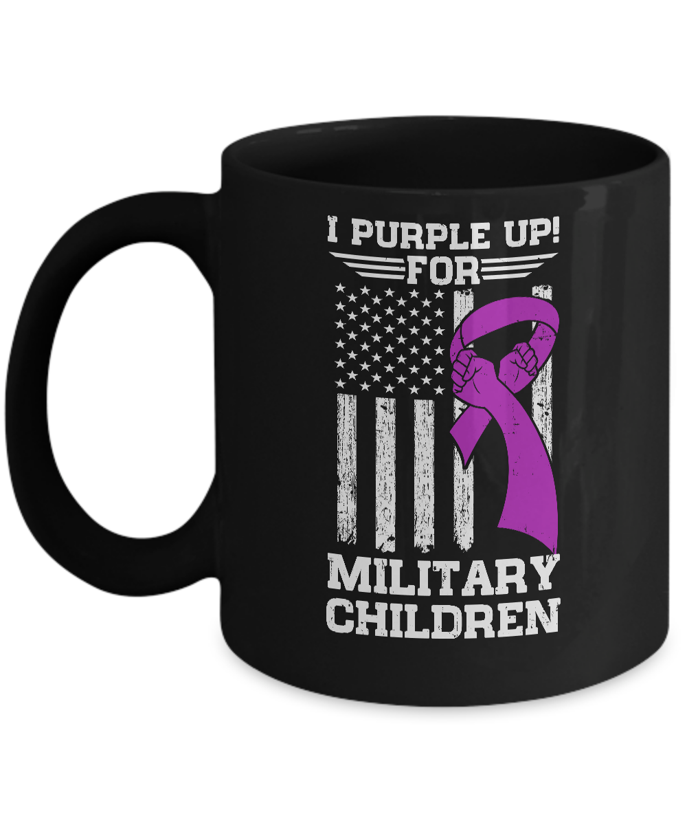I Purple Up For Military Children Kid Child Gifts Mug