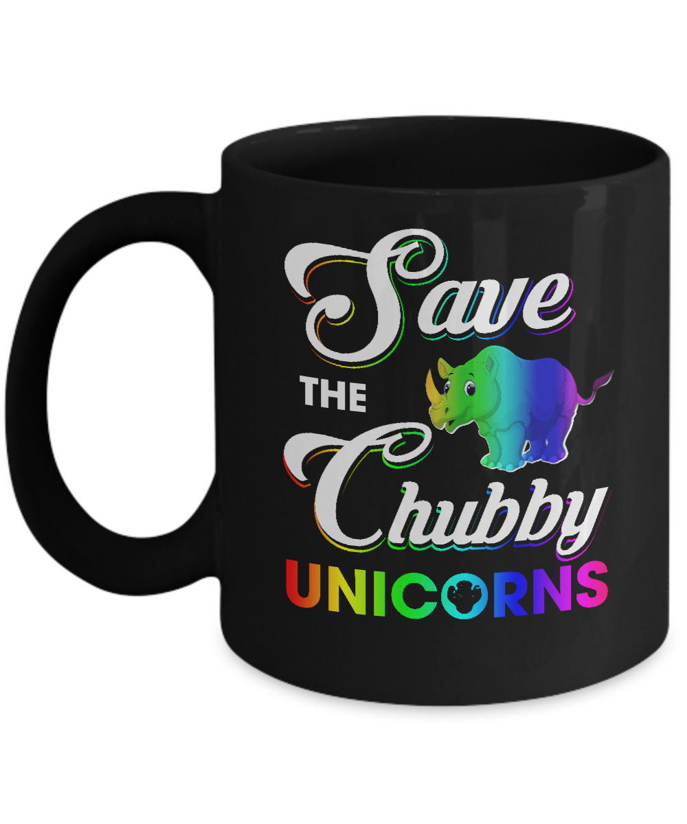 Save The Chubby Unicorns Rhino Mug