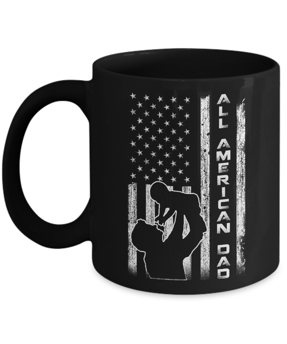 All American Dad Flag Mug