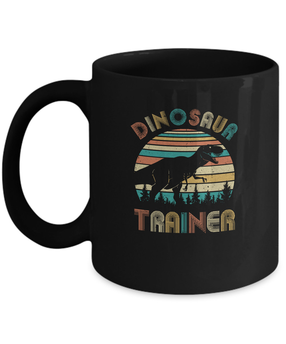 Dinosaur Trainer Halloween Vintage Costume For Adults Kids Mug-Coffee Mug-11oz Mug-Black