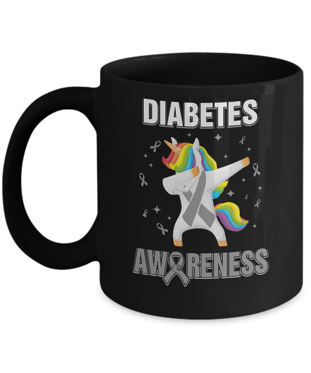Inspirational Diabetes Awareness Unicorn Support Mug