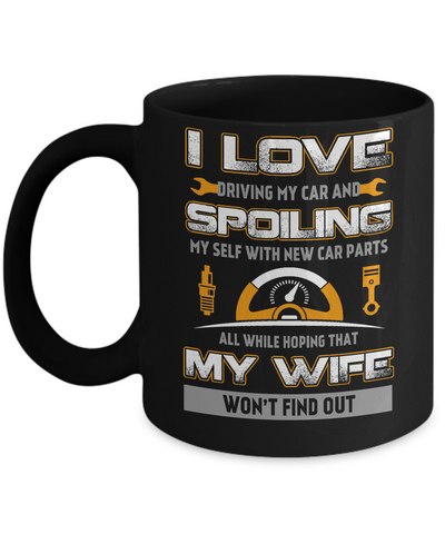 I Love Spoiling My Wife Husband Mug-Coffee Mug-11oz Mug-Black