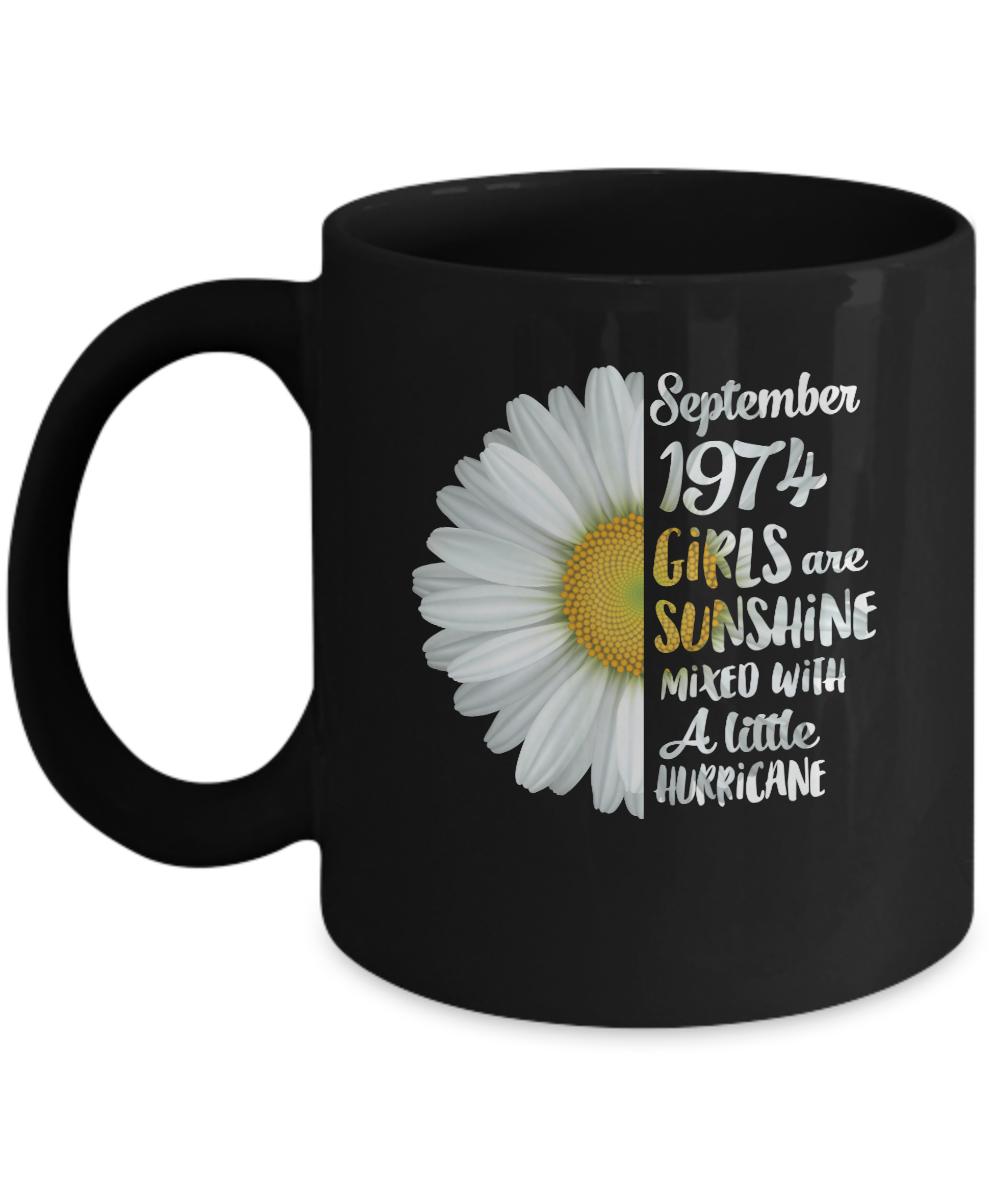 September Girls 1974 48th Birthday Gifts Mug