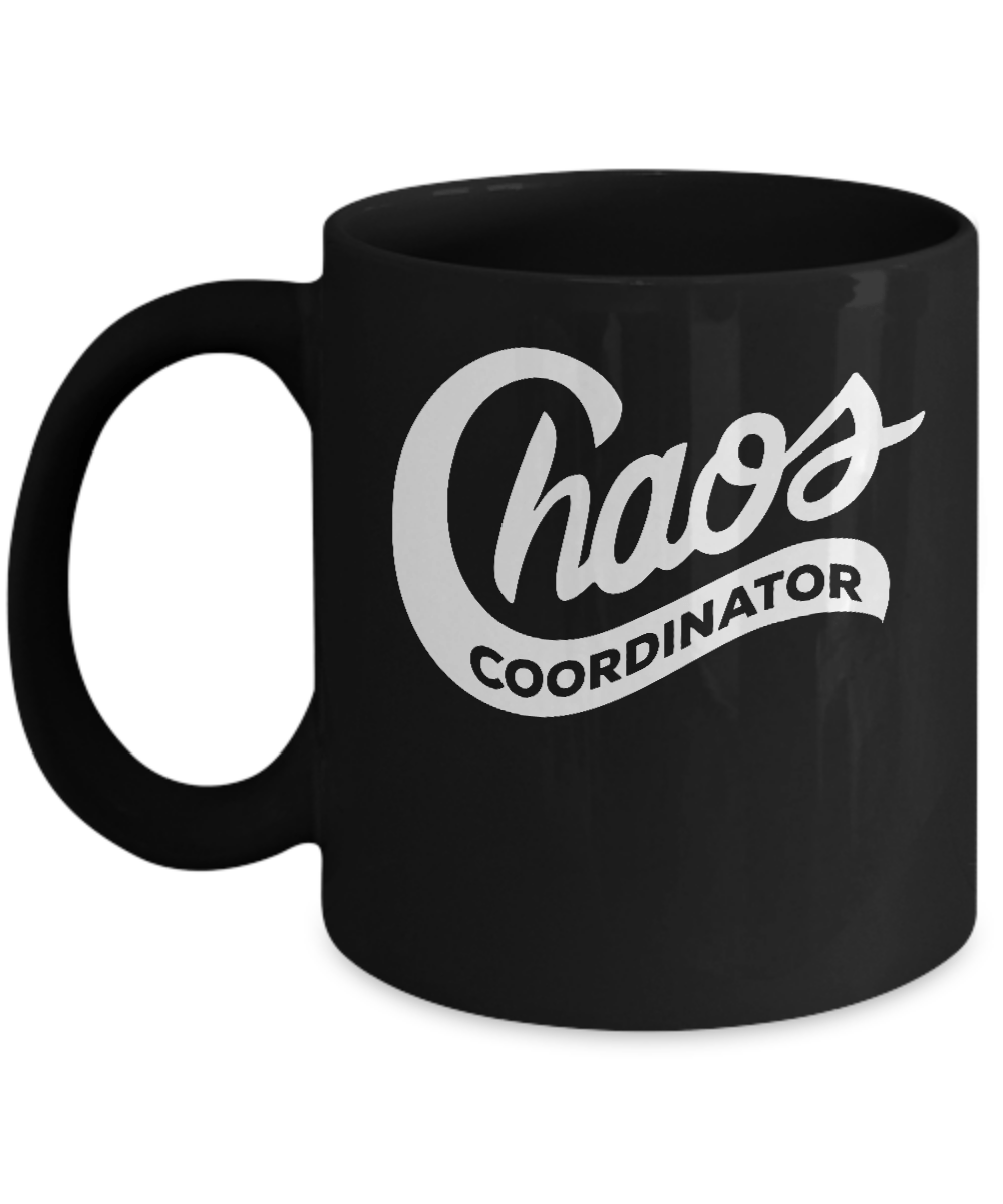Chaos Coordinator Mug-Coffee Mug-11oz Mug-Black
