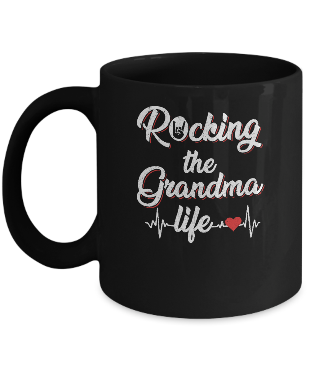 Rocking The Grandma Life Mothers Day Gifts Mug