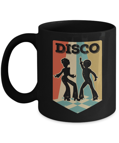 Classic Vintage Retro Style Disco Music Mug-Coffee Mug-11oz Mug-Black