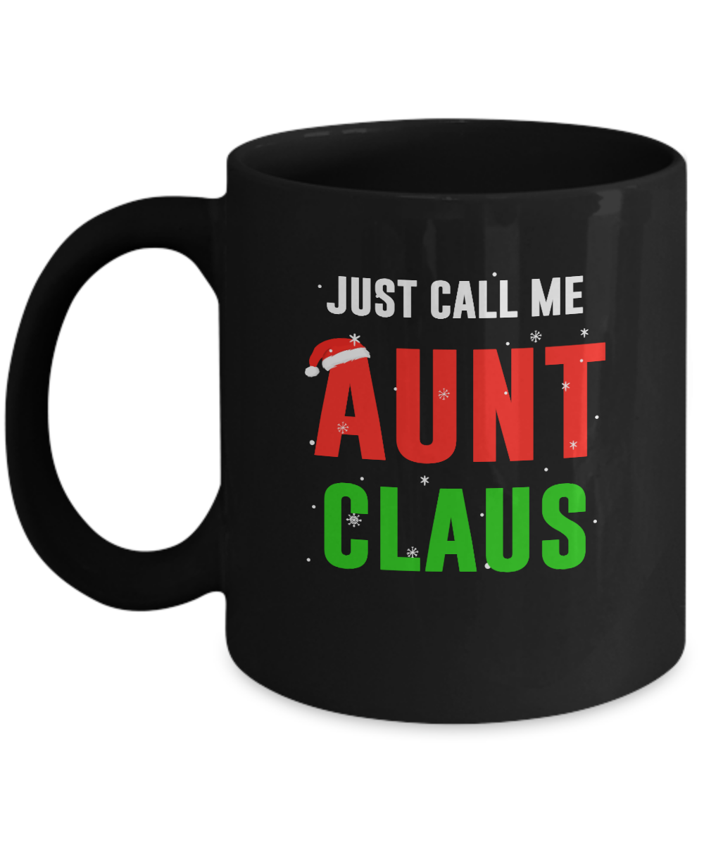 Santa Aunt Claus Matching Family Christmas Pajamas Mug
