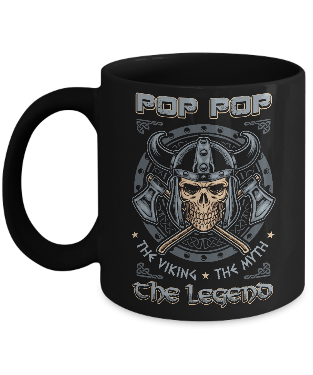 Pop Pop The Viking The Myth The Legend Mug
