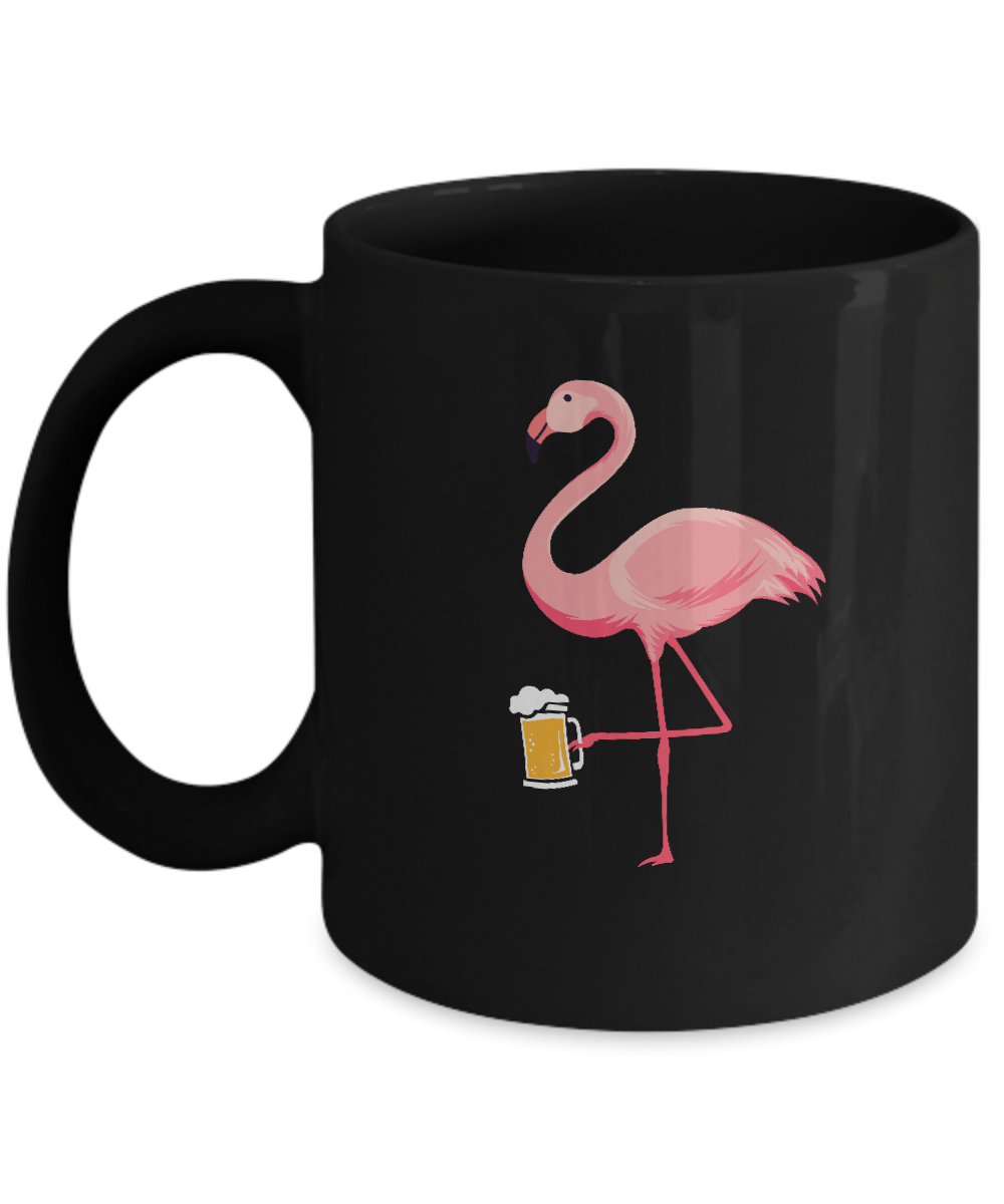 Beer Lover's Pink Flamingo Fun Party Beer Mug