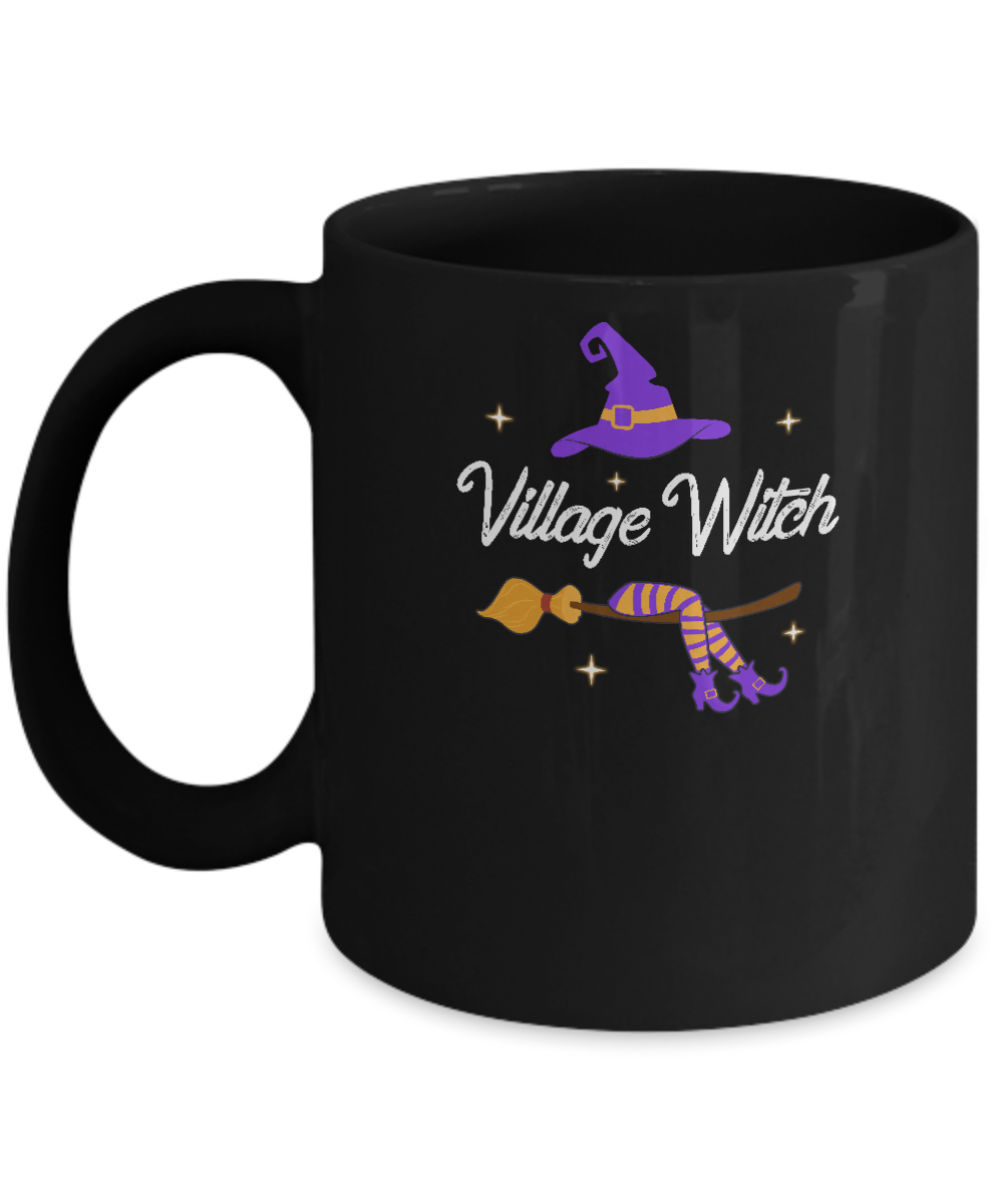 Village Witch Halloween Mug-Coffee Mug-11oz Mug-Black