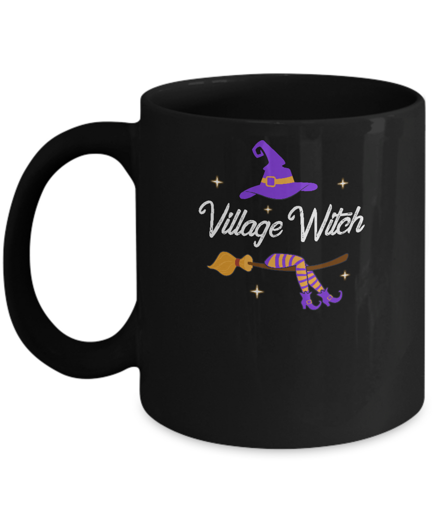 Village Witch Halloween Mug-Coffee Mug-11oz Mug-Black