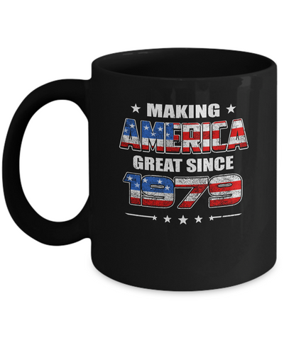 Making America Great Since 1979 42th Birthday Mug-Coffee Mug-11oz Mug-Black