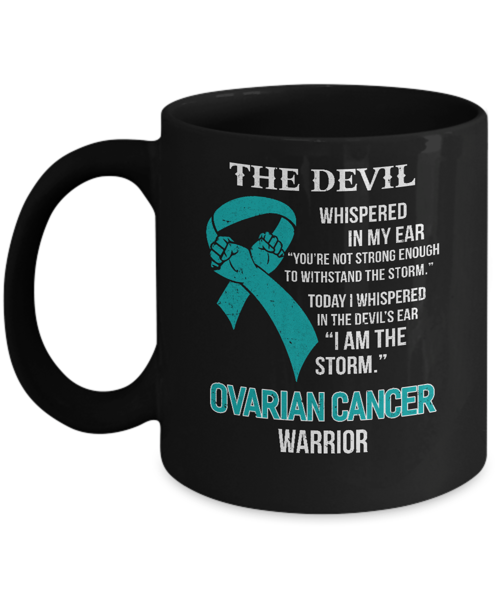 I Am The Storm Support Ovarian Cancer Warrior Gift Mug