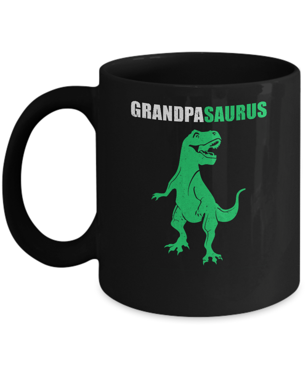 Grandpasarus Funny Dinosaur First Time Grandpa Fathers Day Mug