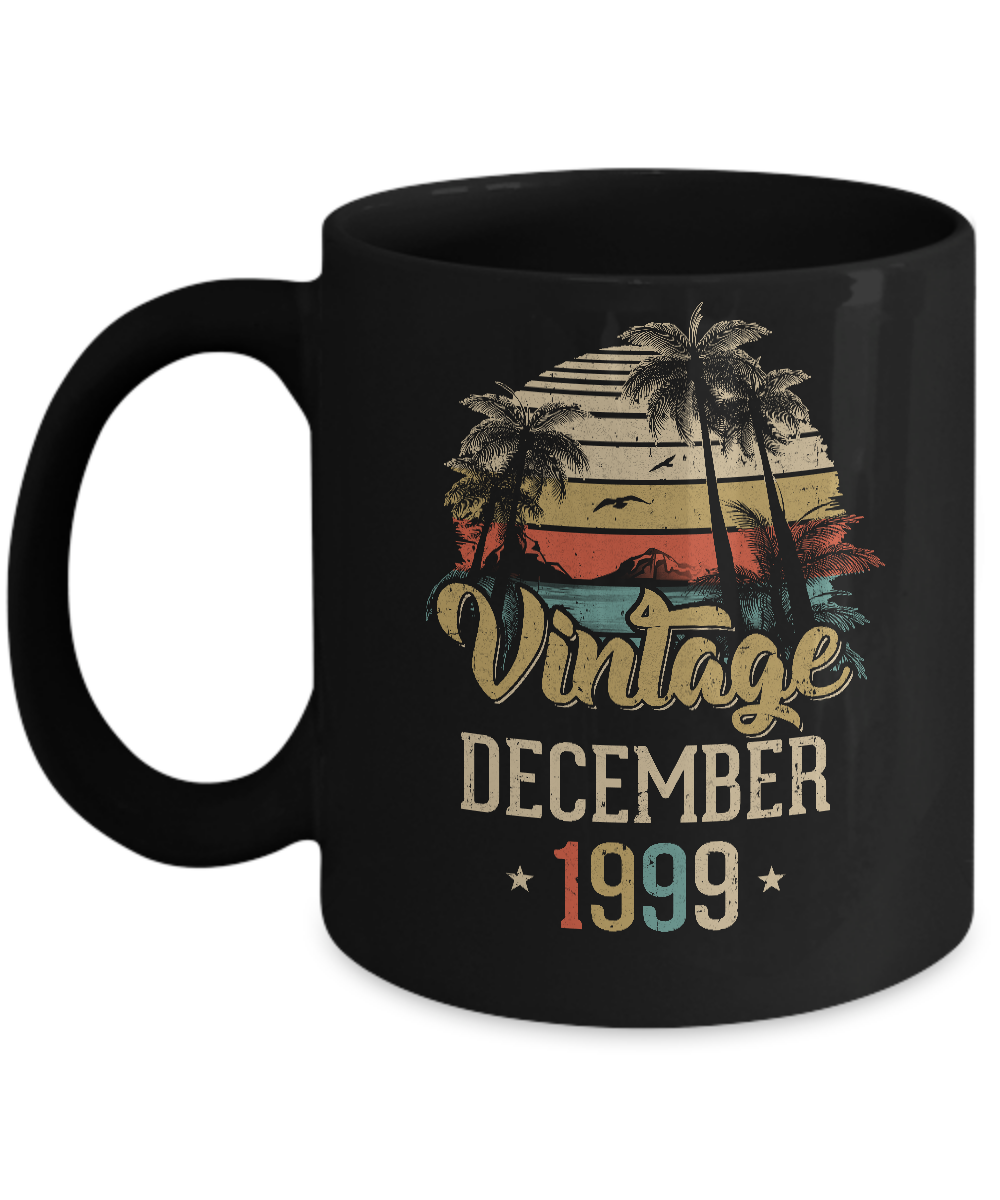 Retro Classic Vintage December 1999 23th Birthday Gift Mug