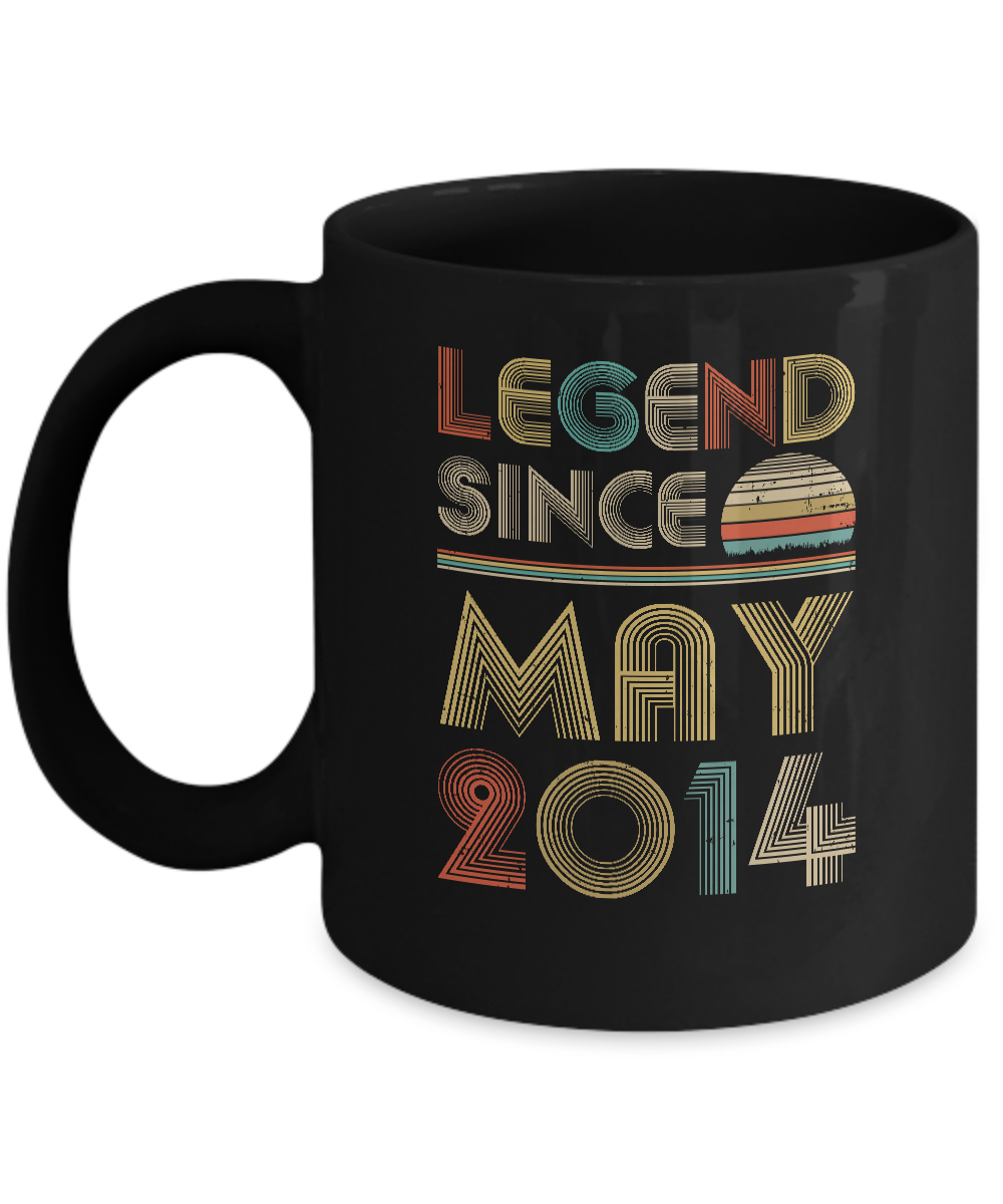 Legend Since May 2014 Vintage 8th Birthday Gifts Mug