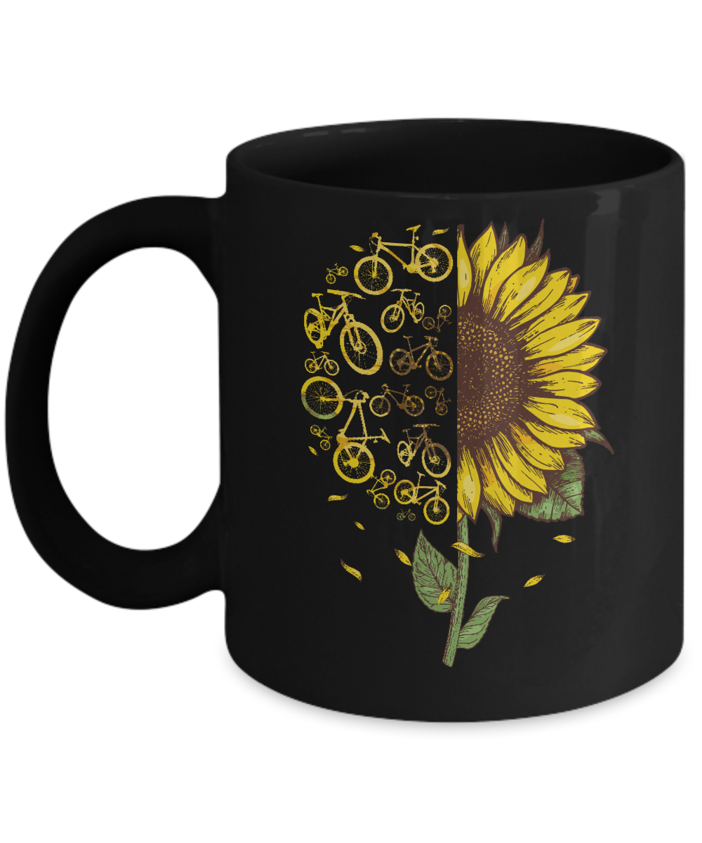 Sunflower Cycling Cycle Mug
