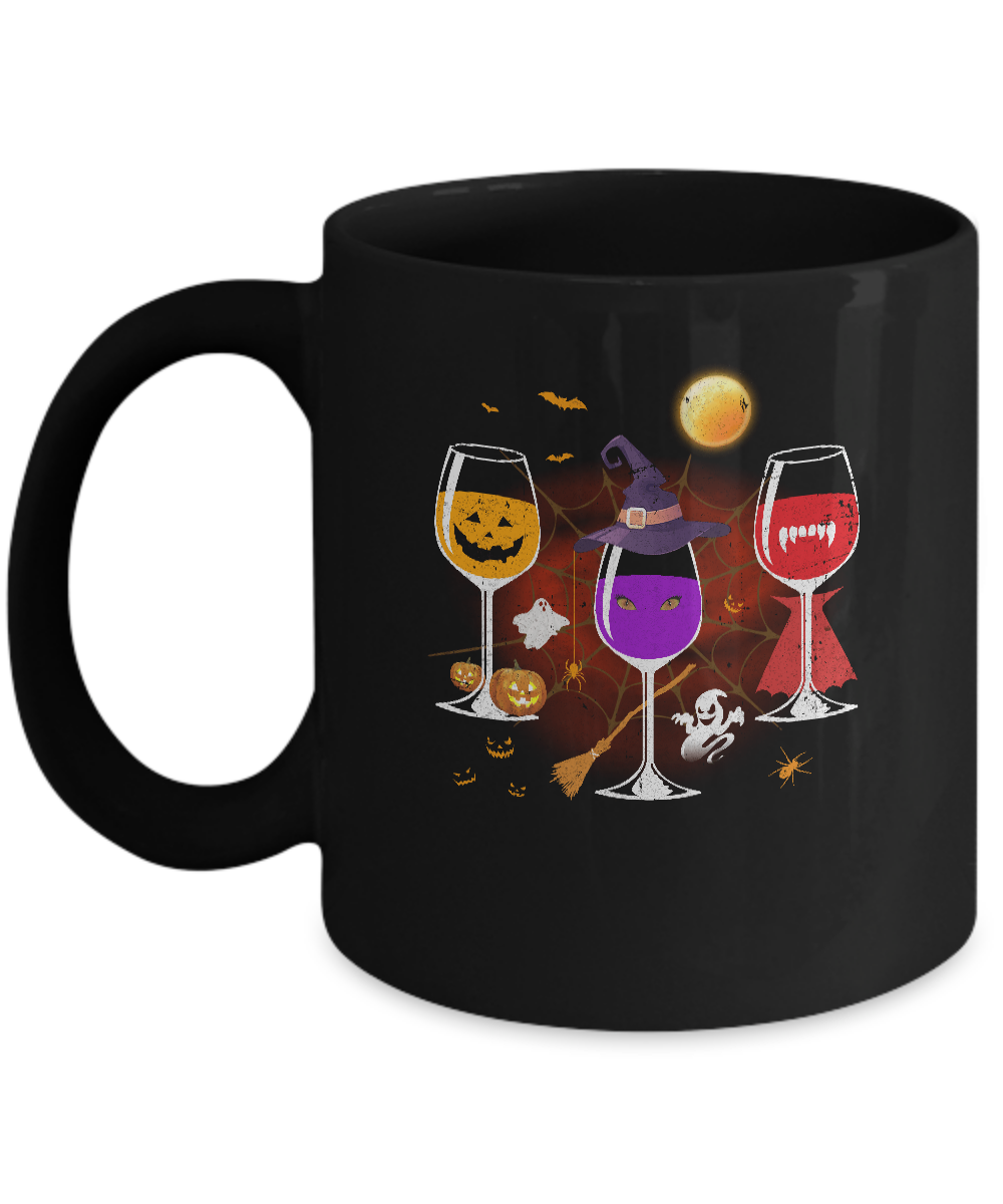 Wine Glass Of Witchcraft Funny Halloween Mug