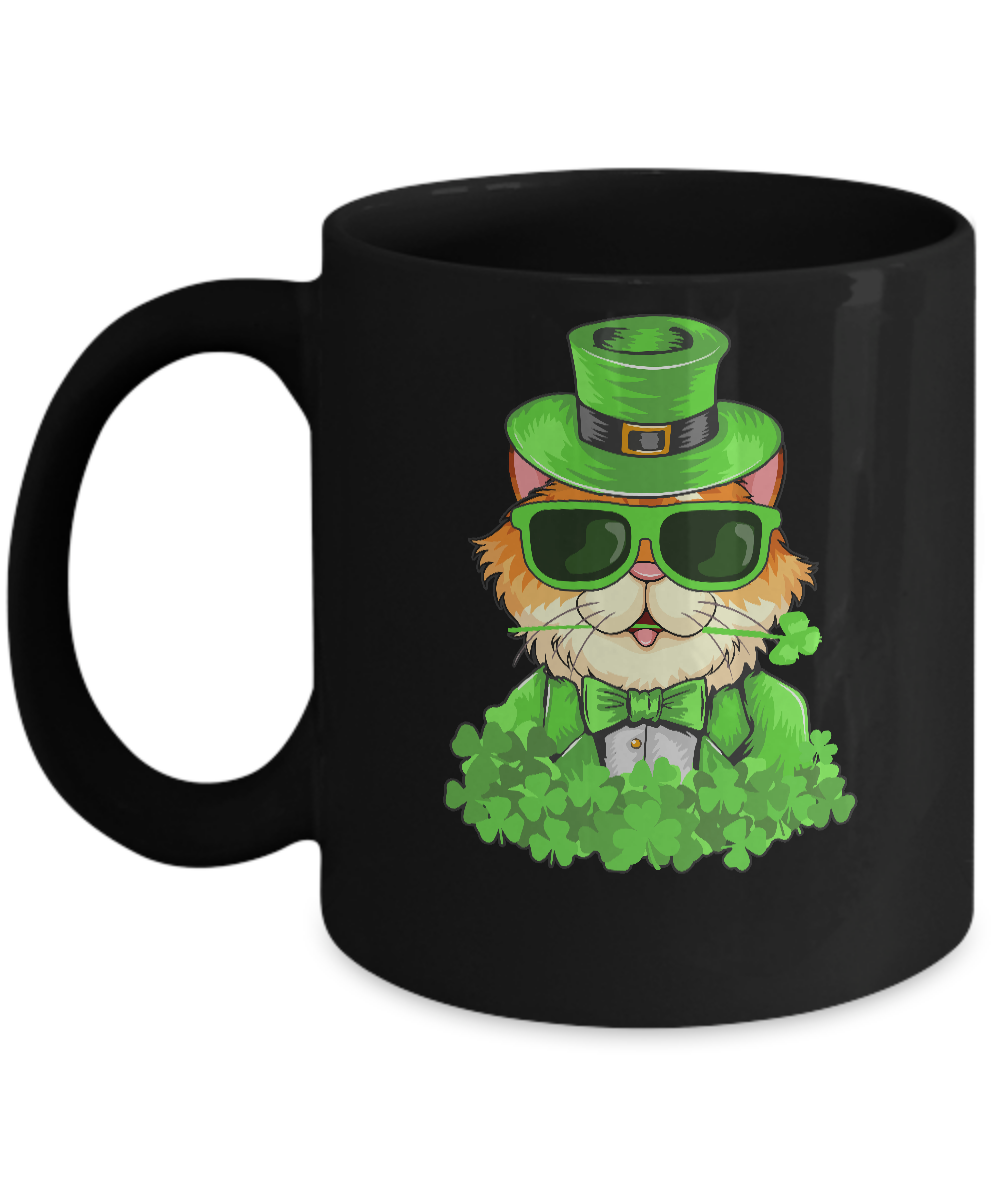 Lepurrchaun St. Patrick's Day Cat Leprechaun Paddy Day Mug