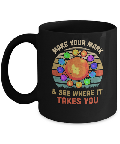 Vintage International Dot Day The Dot Make Your Mark Mug-Coffee Mug-11oz Mug-Black