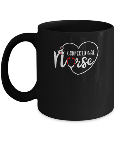 Correctional Nurse Nursing Gifts Mug-Coffee Mug-11oz Mug-Black