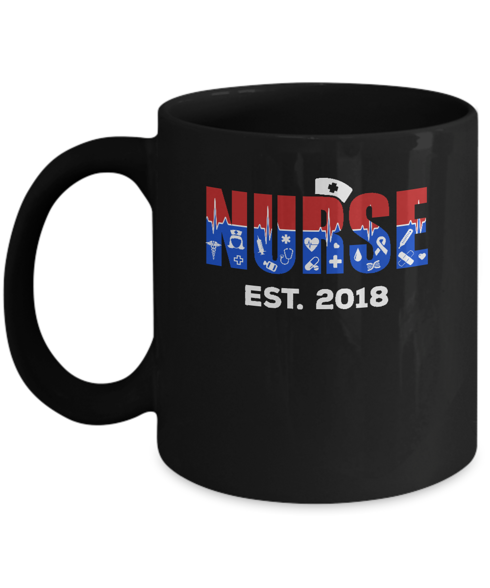 Nurses Est 2018 Graduation Mug